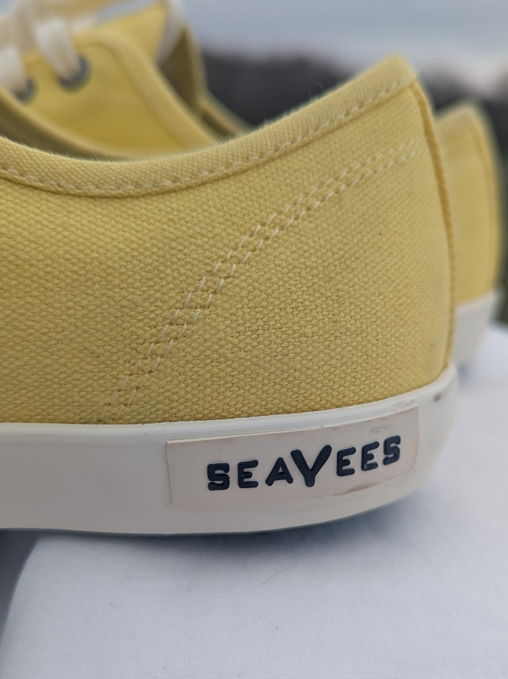 SeaVees Monterey Sneaker Pineapple Yellow Size 8.5 Canvas - Picture 4 of 10